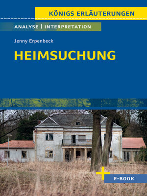 cover image of Heimsuchung von Jenny Erpenbeck--Textanalyse und Interpretation